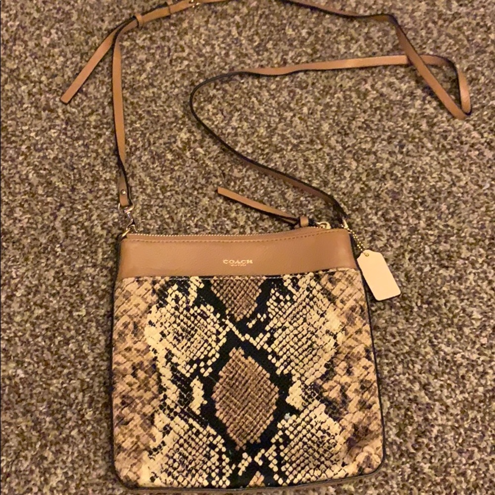 Coach Snakeskin Crossbody Bag